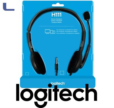 cuffia con microfono jack 3.5 H111 Logitech * 772