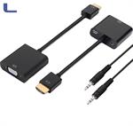 adattatore audio HDMI A Maschio-SVGAFemmina+JACK 10cm+1.0m *774