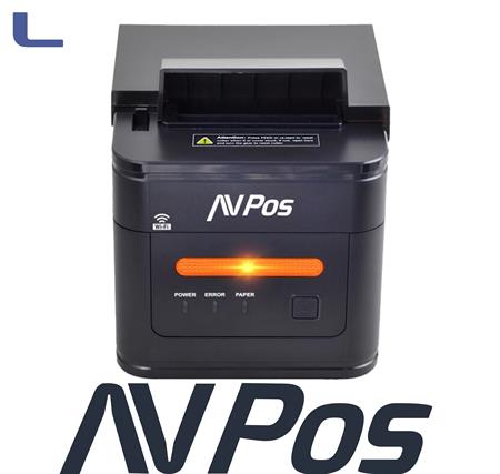 stampante termica AVpos usb/lan/wi-fi/seriale black * 572