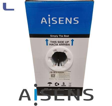 matassa cavo cat6  305mt UTP RAME rigido nero  *572