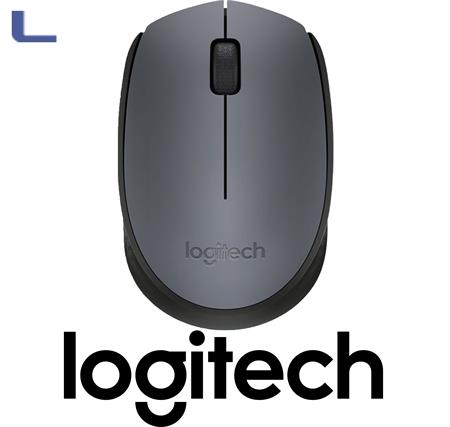 mouse usb ottico wireless grey logitech m170 *301