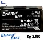 batteria al piombo 12v 7ah energy safe  faston piccolo * 742