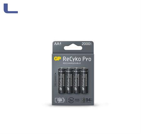 batteria n-mh aa 2000mah blister 4pz. GP RECHARGE *572
