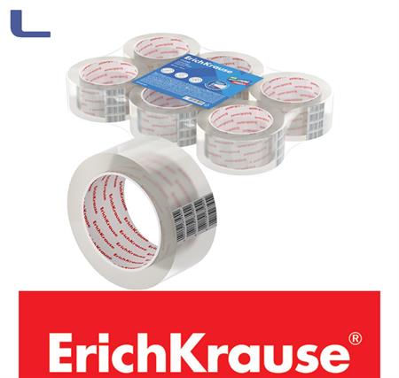 Nastro adesivo per imballaggio Erichkrause 48mm x 50m trasp.*572
