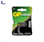 Batteria al litio 3v CR123A GP 1pz *572