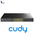 switch gestito 18 porte 16p RJ45 PoE+ 2p Gigabit SFP cudy *572