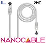 cavo patch cat 8 rame sstp  2mt nanocable LSZH grigio *572
