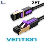 cavo patch cat 7 rame sftp nero 2mt vention *572
