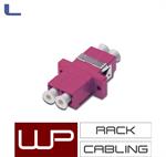 accoppiatore duplex LC-LC multimodale OM4 rosa *021