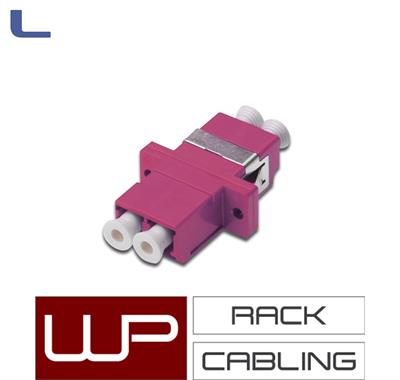 accoppiatore duplex LC-LC multimodale OM4 rosa *021