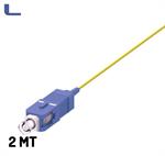 cavo Pigtail ottico OS2 09/125 SC Tight Buffer 2mt giallo *021