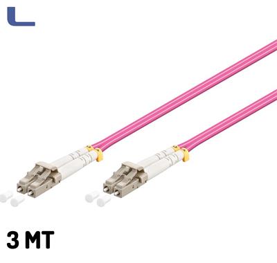  cavo fibra ottica multimodale OM4 50-125 LC-LC 3mt viola *021