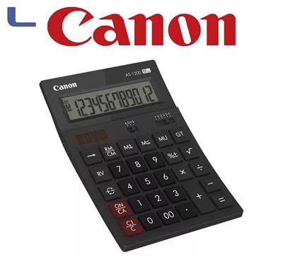 calcolatrice da tavolo Canon display AS-1200 LCD nera * 572