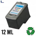 canon compatibile cl41 pixma1600 color 18 ml* 491
