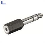 adattatore jack 6.3 masch - jack 3.5 femm *021