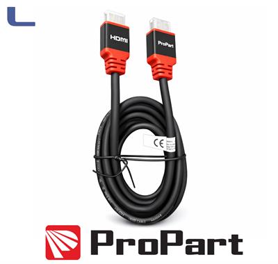 cavo hdmi 4k alta velocità a maschio-a maschio 1mt propart *491