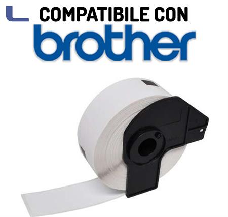 etichette a rotolo 24mm 1000 etich. compatibili con brother* 572