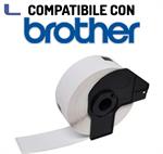 etichette a rotolo 24mm 1000 etich. compatibili con brother* 572