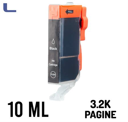 canon compatibile cli-521 mp540 620 980 ip3600 4600 black