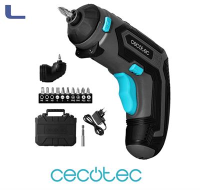 Avvitatore a batteria CECOTEC 4V 200 RPM 1500 mAh set angolare