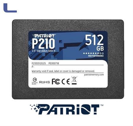 hd ssd patriot p210 2.5 512gb sata3 *273