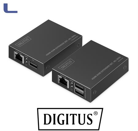 Set di estensori KVM HDMI  4K/30Hz digitus nero  *215