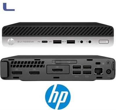 hp 600 mini i5-7th ram8gb nvme 256gb  3 display port w11p ricond