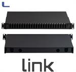 box ottico 24p fibra x adattatori sc duplex 19 nero vuoto *215