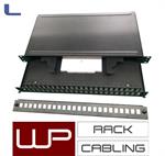 box ottico 19 estraibile 1U 24 porte per 24 SC dx e 24 LC *021