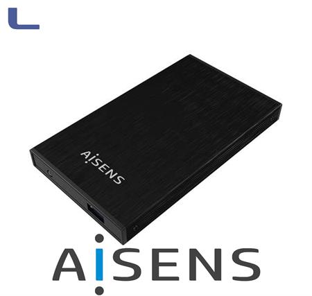 box esterno per hdd sata 2.5 usb 3.1 gen1 black aisens *572