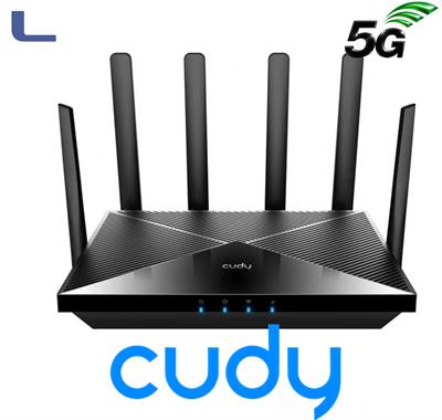 router wifi 5g 2.4/5ghz 574/2402mbps hub4p wifi6 ax3000 cudy*572