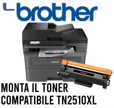 stampante multifunzione laser lan wifi brother dcp-l2660dw *746