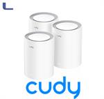 router wifi home mesh ax3000 2.4/5ghz 574/2402 mbps kit3pz cudy