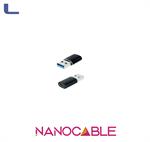 adattatore da USB-A maschio a USB-C femmina nanocable *572