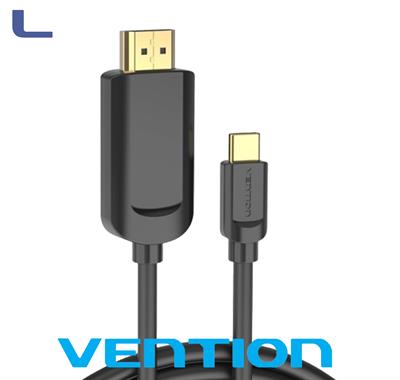 adattatore usb type C maschio - hdmi m 1M black vention *572