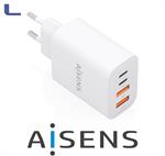 alimentatore spina italiana 32w GaN 2 type c 2 usb a aisens *572