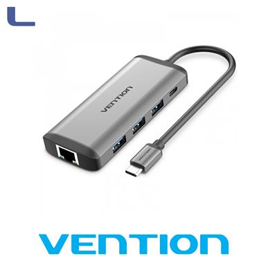 docking station type C hdmi 4k lan 3 usb3.0 1 type c lettore sd