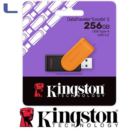pendrive 256gb usb 3.2 gen1 kingston exodia s *434