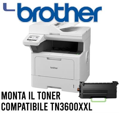 stampante multifunzione laser fax lan brother mfc-l5710dn *746