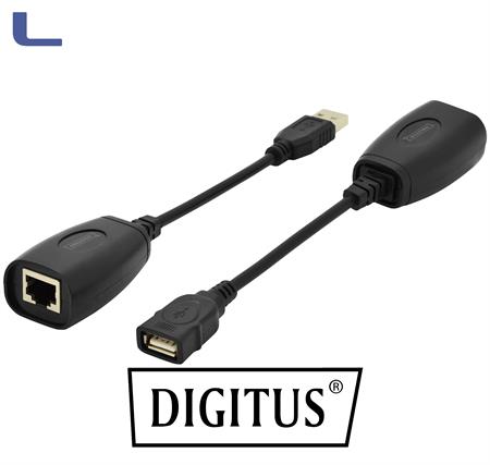 usb extender con rj45 fino a 45 metri  digitus  *215