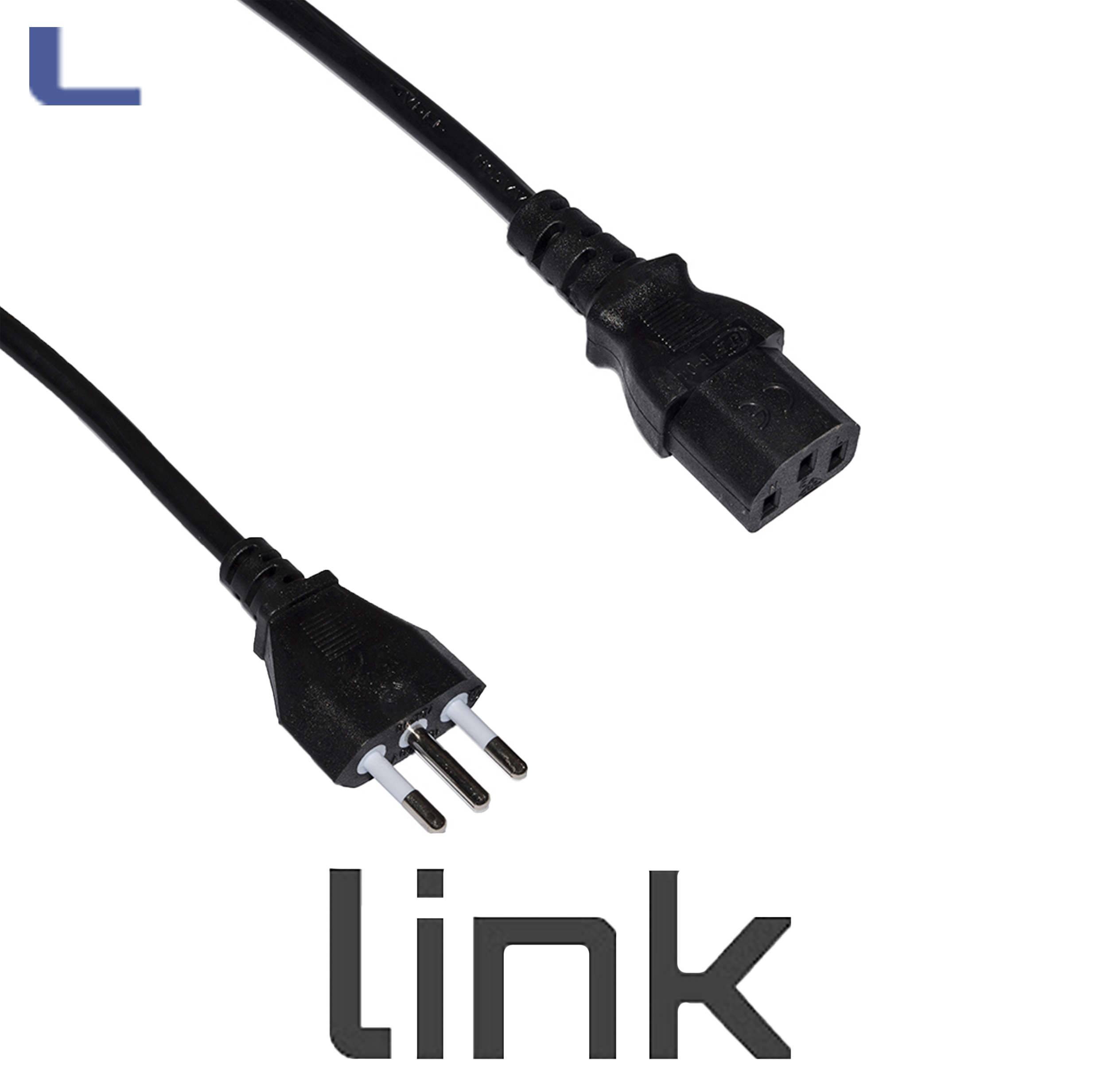 Link R10119 Cavo Alimentazione USB A DC 4x1.7mm - 90° - 1.5 Metri - Nero