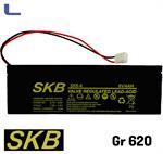 batteria al piombo 6v 4ah cavo beghelli skb *431