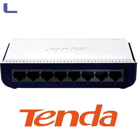 switch 8 porte fast ethernet 10/100mbps tenda *491