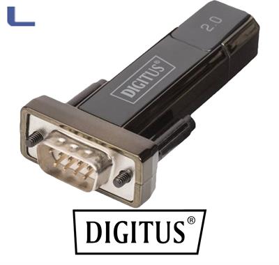 adattatore convertitore da usb a seriale rs232 9pin digitus *215