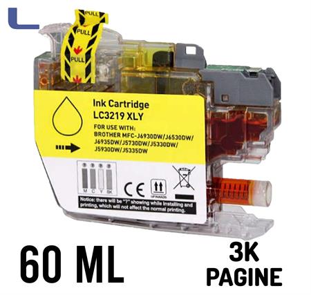 brother compatibile lc3219 xl yellow mfc j5330 j5335 j5930