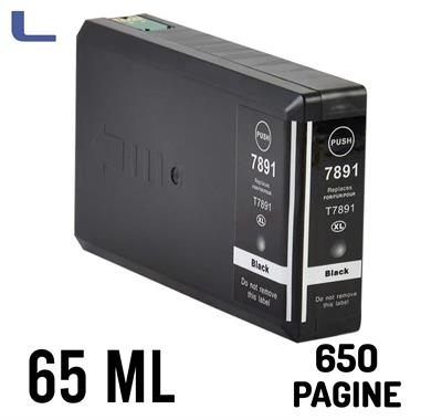 epson compatibile wf5110 5190 5620 5690 black 65.1ml t7891