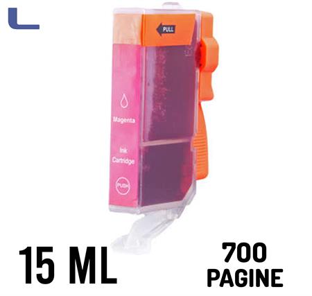 canon compatibile cli-551m xl ip7250 mg5450 6350 magenta 15ml