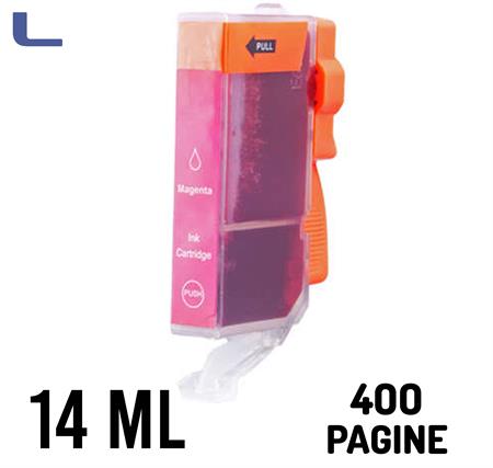 canon compatibile cli-8m con chip ip4000 4200 5200 magenta 14ml