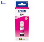 flacone epson 65ml ecotank 104 magenta C13T00P340