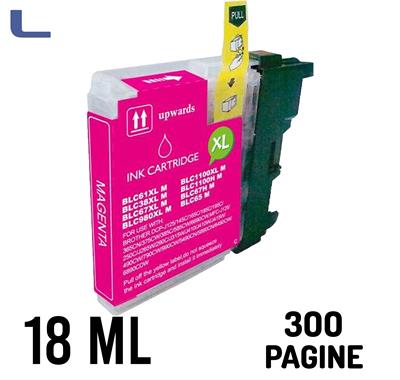 brother compatibile lc980 lc985 lc1100 magenta